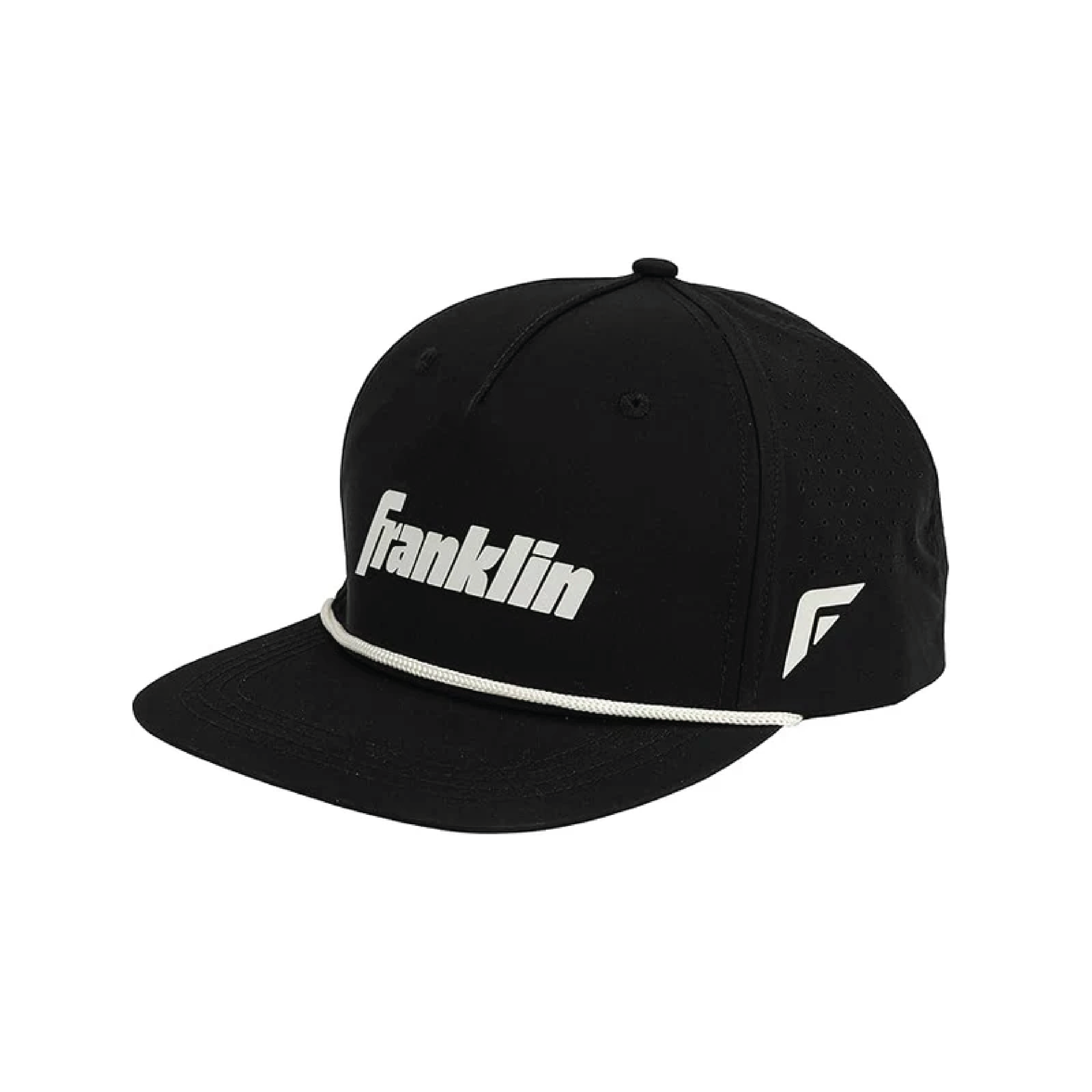 Franklin Snapback Baseball Hat - Black/Grey